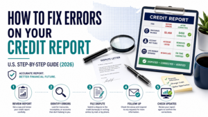 How to Fix Errors on Your Credit Report