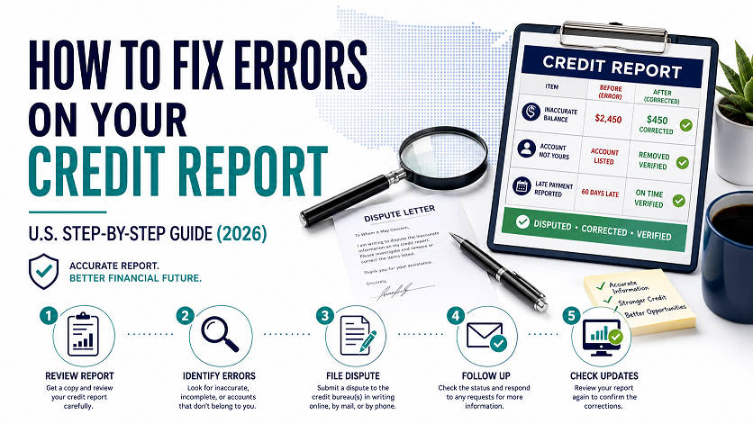 How to Fix Errors on Your Credit Report