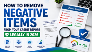 How to Remove Negative Items From Your Credit Report