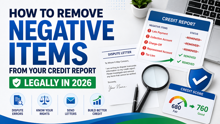 How to Remove Negative Items From Your Credit Report