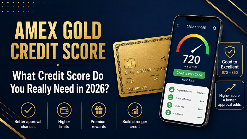 Amex Gold credit score needed 2026