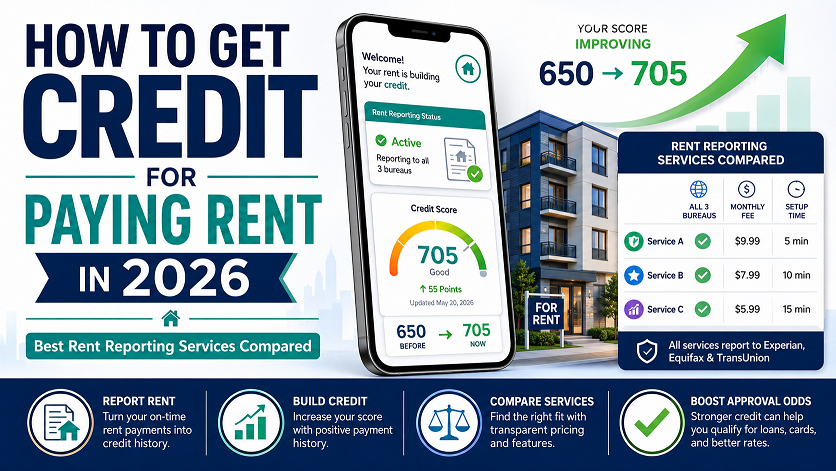 How to get credit for paying rent in 2026 — best rent reporting services compared