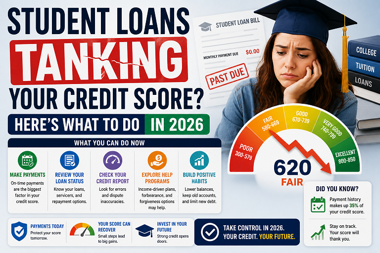 Student Loans Tanking Your Credit Score Here's What to Do in 2026