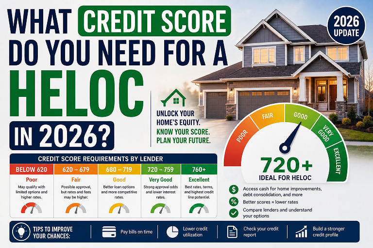 What Credit Score Do You Need for a HELOC in 2026